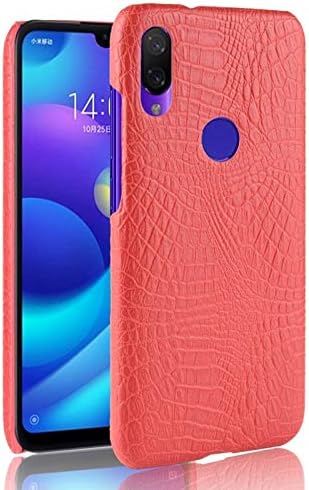 JDDRUS Funda para teléfono celular, diseño clásico de piel de cocodrilo ultra delgada Funda protectora de policarbonato antiarañazos de piel