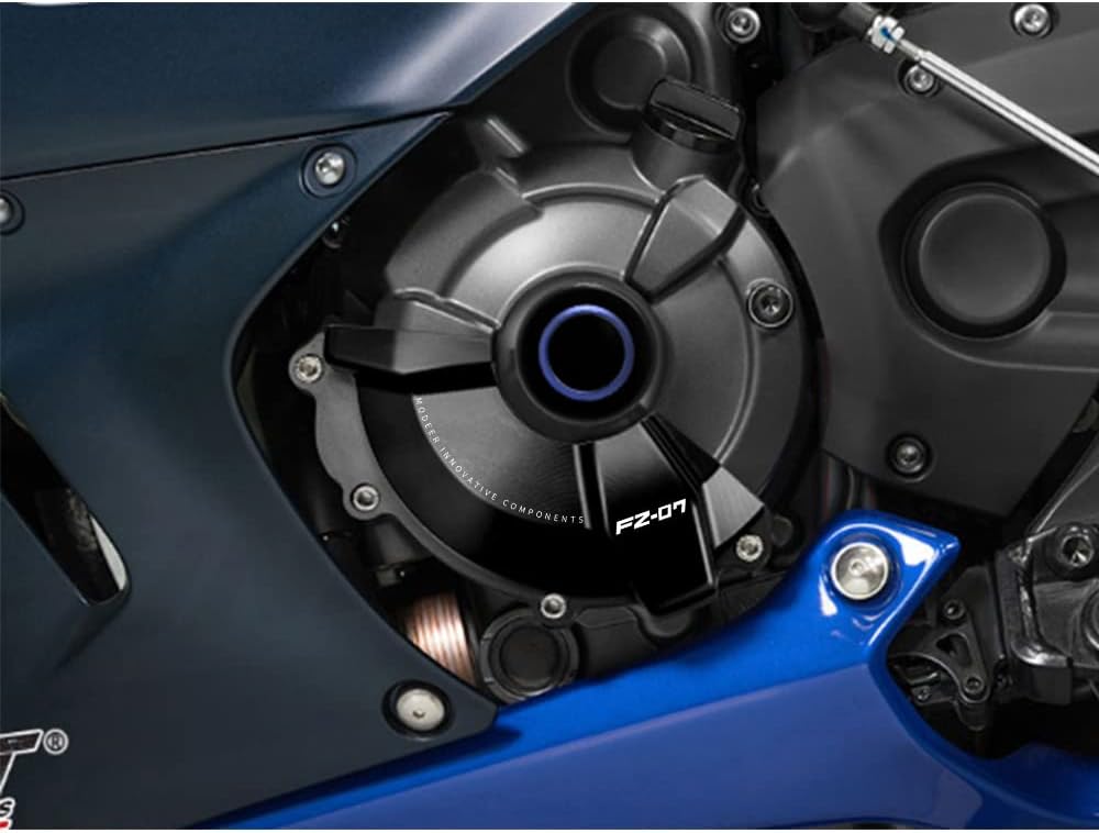 For Yamaha FZ-07 MT-07 2015-2022 Motorcycle Frame Slider Protector Engine Stator Cover Guard mt07 fz07 mt 07 fz 07 Accessories (black)