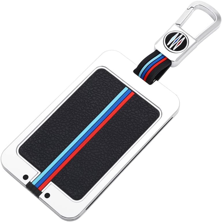 MANG JIANG Funda para llave de coche para BMW 1 3 5 7 Series X1 X3 X5 X6 X7 F30 G20 F34 F31 G30 G01 F15 G05 I3 M4