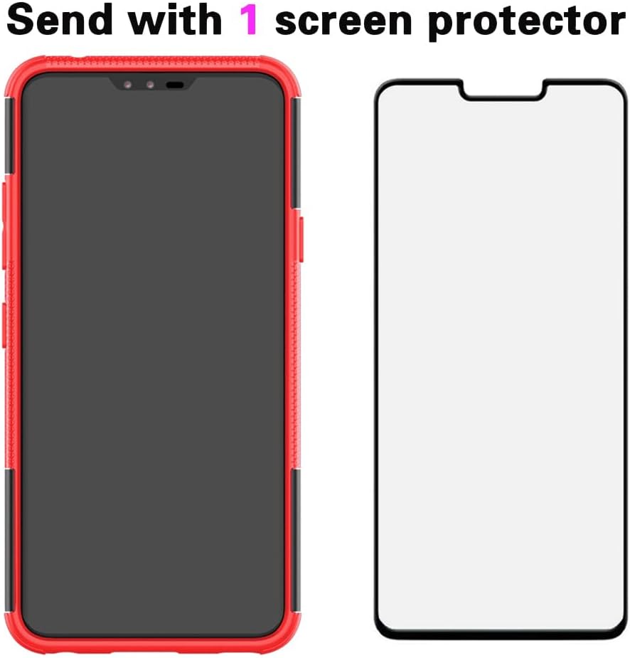 Asuwish Funda para LG V40 XW US Rojo