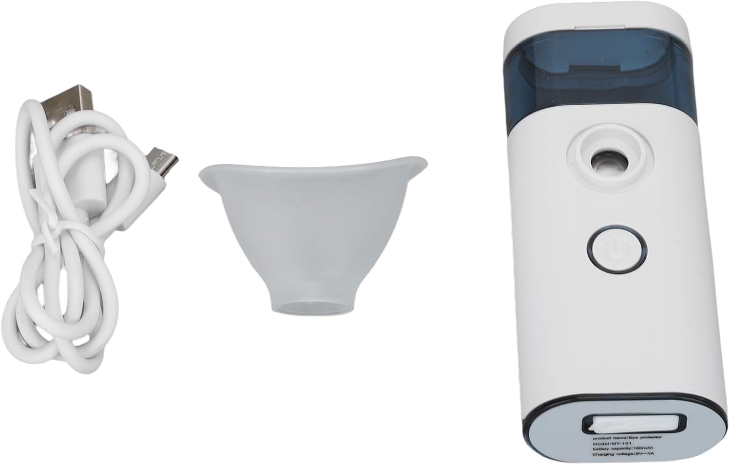 Nebulizador de ojos, pulverizador facial portátil para ojos, masaje recargable por USB, atomización hidratante para adultos y niños, viajes, hogar,