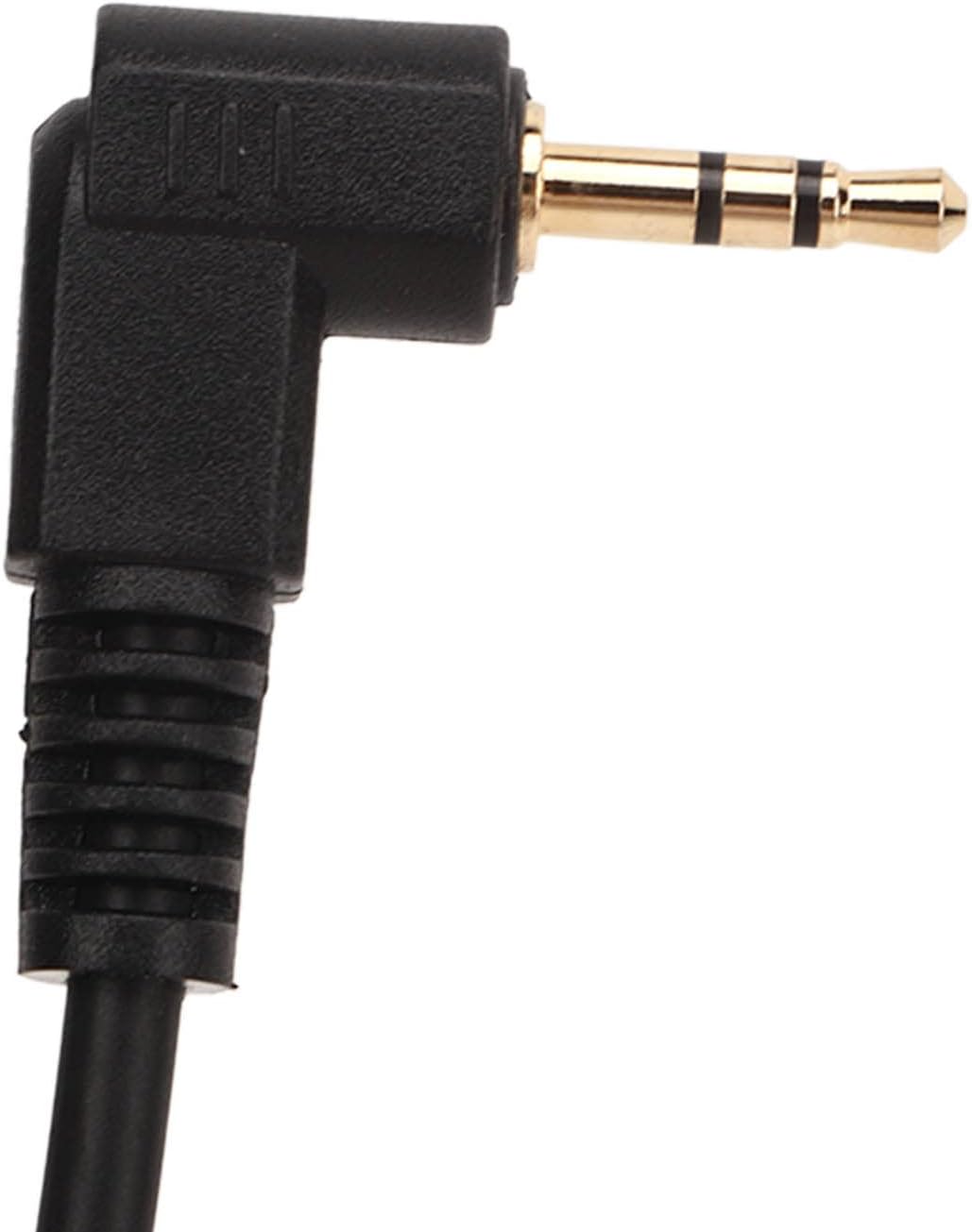 Cable de liberación de obturador de control remoto de cámara CB2 de 0.098 in, cable de sincronización de PC flash macho de 3.3 pies y 0.098 in,
