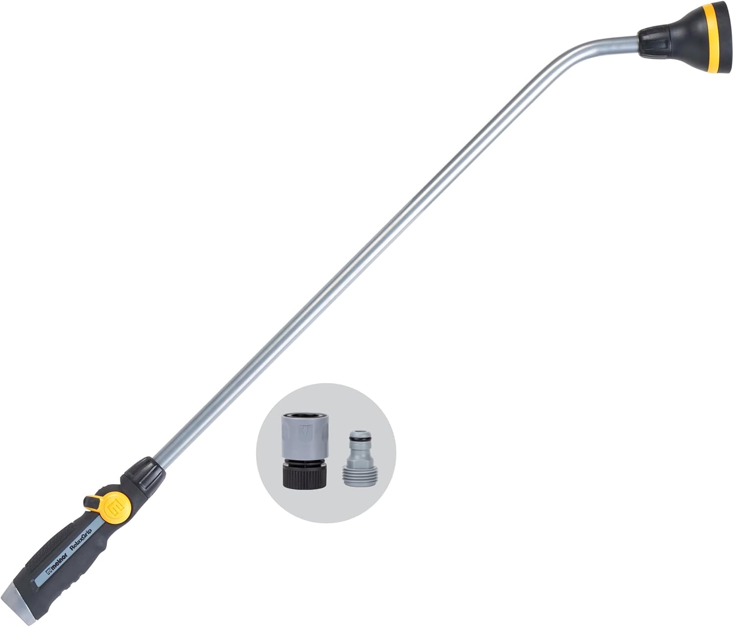 Melnor 65146AMZ RelaxGrip – Varita de riego para cabezal de ducha de 33 pulgadas con QuickConnects