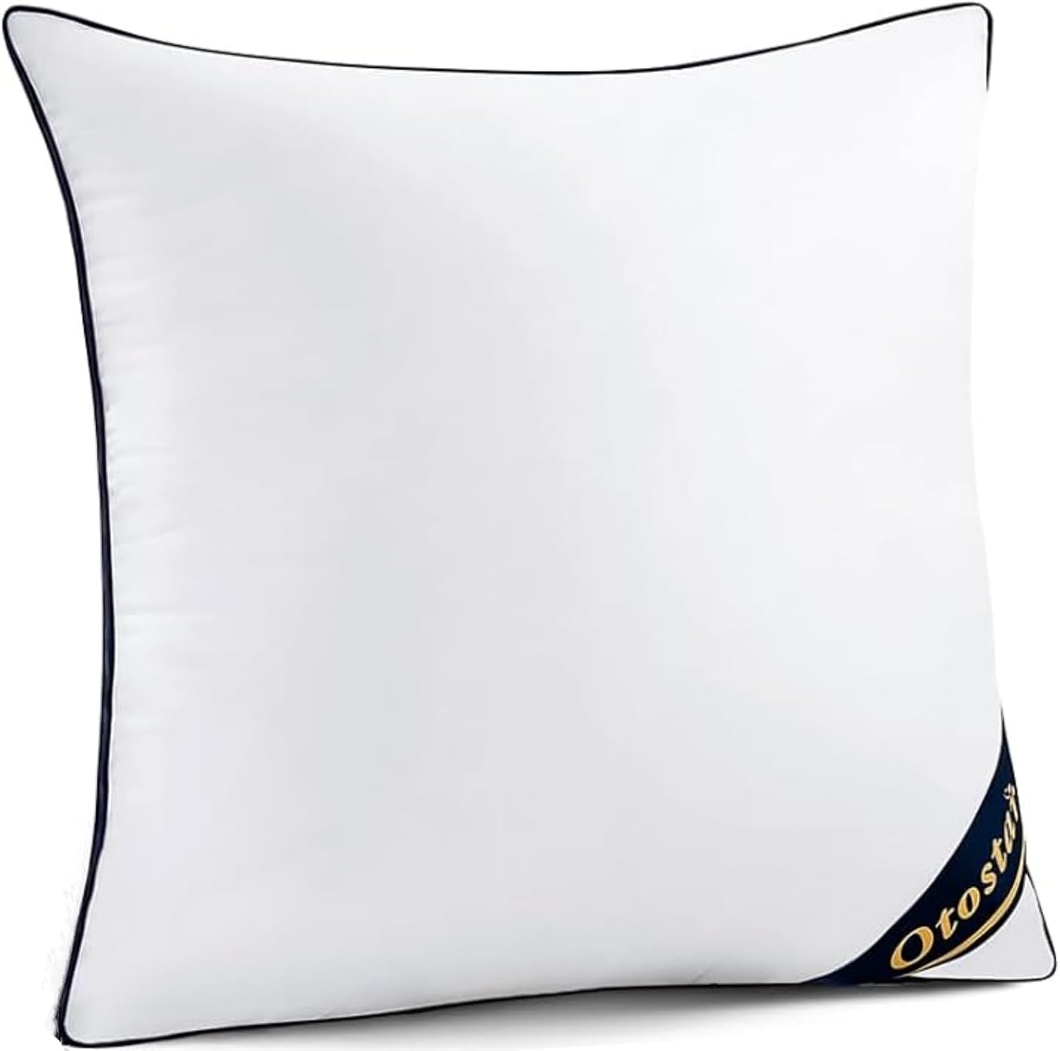 OTOSTAR Insertos de almohada de 20 x 20 pulgadas, almohadas decorativas con funda de algodón 100 % algodón, almohadas cuadradas para sofá, cama,