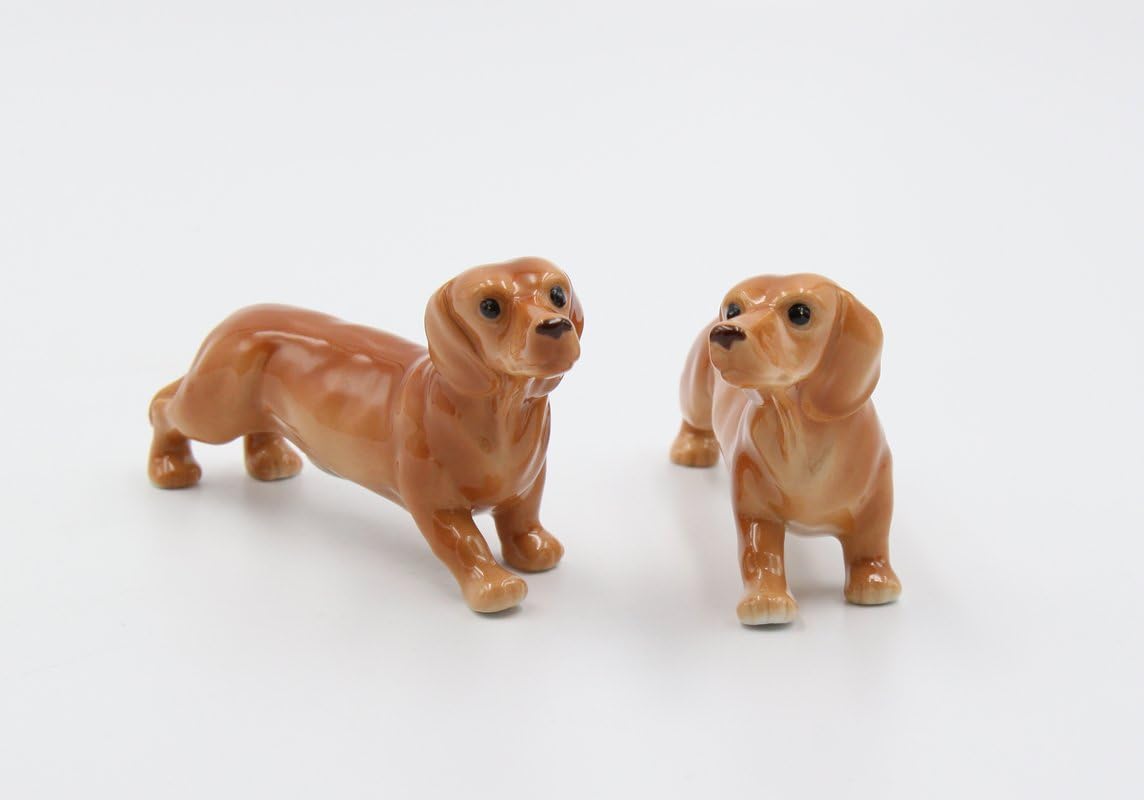 Juego de salero y pimentero de cerámica de porcelana fina, 5 pulgadas de largo