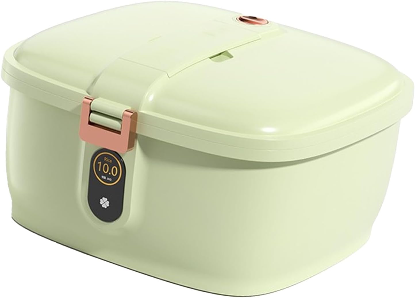 Recipiente de almacenamiento de arroz, dispensador de arroz de gran capacidad, cubo de arroz sellado hermético, dispensador de granos de cocina,
