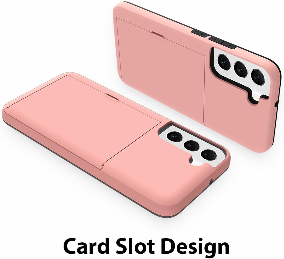 ZIYE Funda para Galaxy S21 Plus 5G con tarjetero, funda tipo cartera para Galaxy S21 Plus, antiarañazos, doble capa, bolsillo oculto, a prueba de