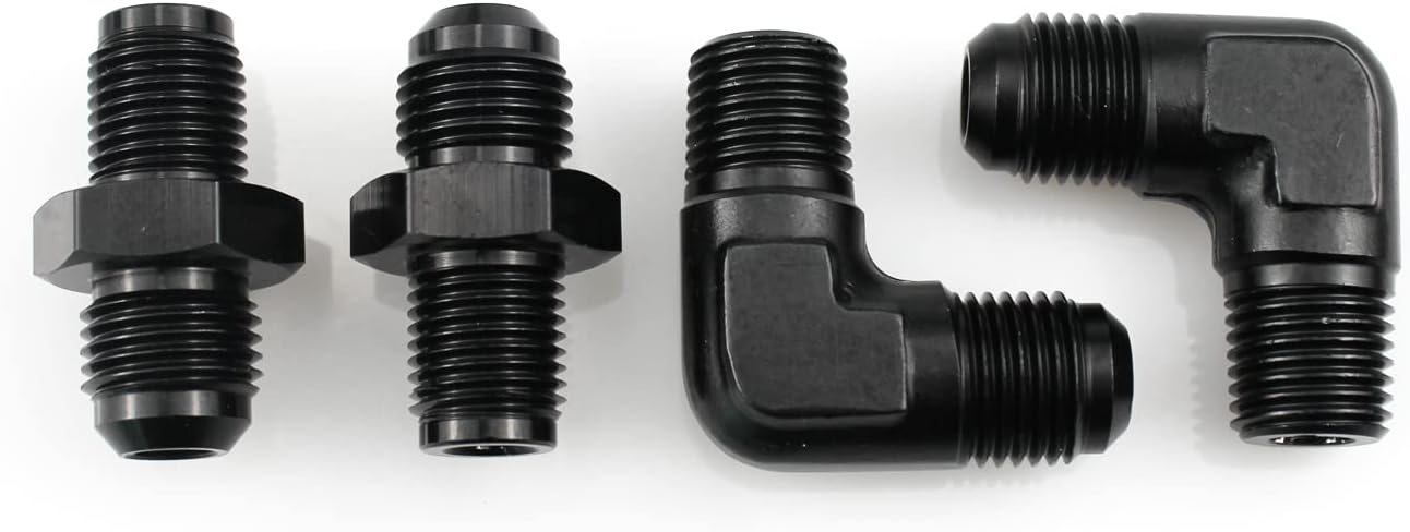 Línea de refrigeración de transmisión de PTFE de 2 x 6 AN se adapta a 4L60 700R4 TH350 TH400 para Chevy Silverado Impala SS Camaro