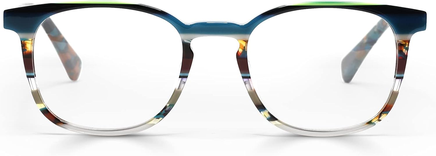 eyebobs – Sala de juntas  Gafas de lectura prémium para hombres y mujeres  Marco cuadrado para caras promedio  Disponible en 0.0x – 4.0x