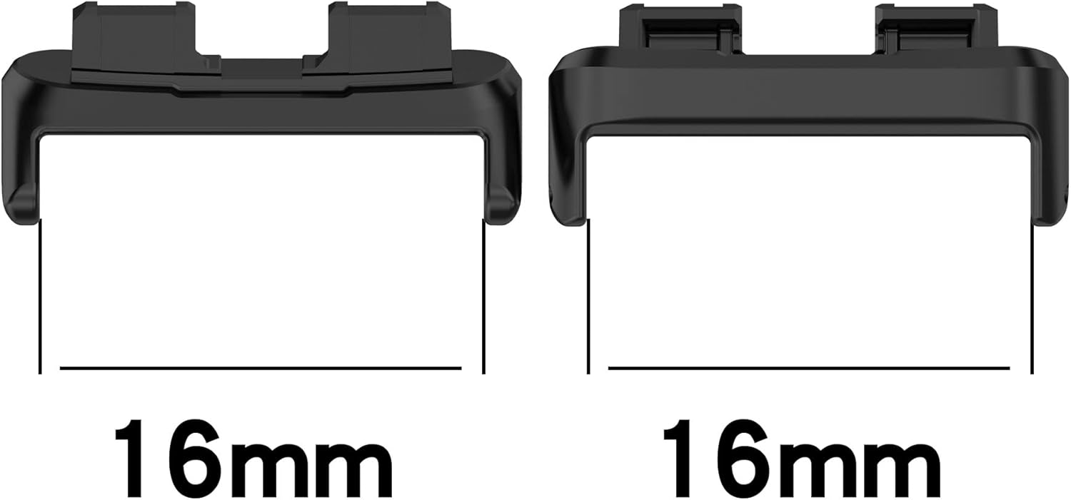 Conectoresorejascierres de reloj diseñados para Huawei Band 8 Smartwatch, adaptador de conexión reemplazable de acero inoxidable Connect 0.630 in