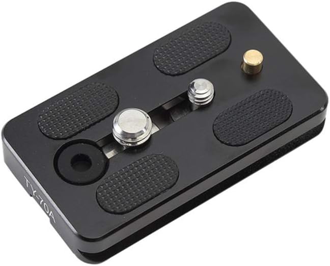 SIRUI TY-70A Placa De Liberación Rápida Con Pin De Video Compatible Con VA-5 Cabezal Fluido – Negro