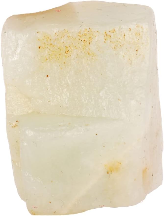 GEMHUB Piedra lunar blanca natural de 110.5 quilates, espécimen áspero, piedra curativa, piedra lunar suelta