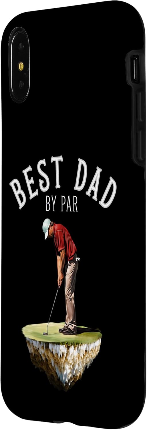 iPhone XXS Funny Best Dad By Par Golf Golfing Case