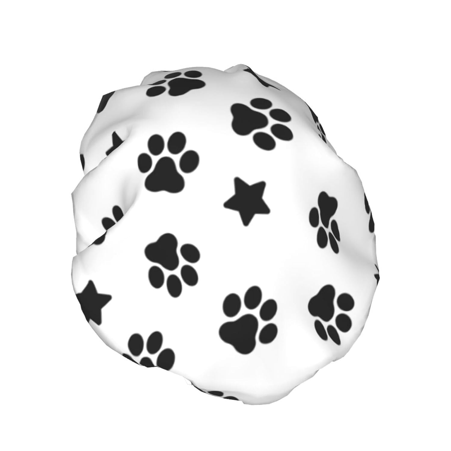Lindo gorro de ducha impermeable de doble capa para perros, adecuado para todos los tamaños de cabeza