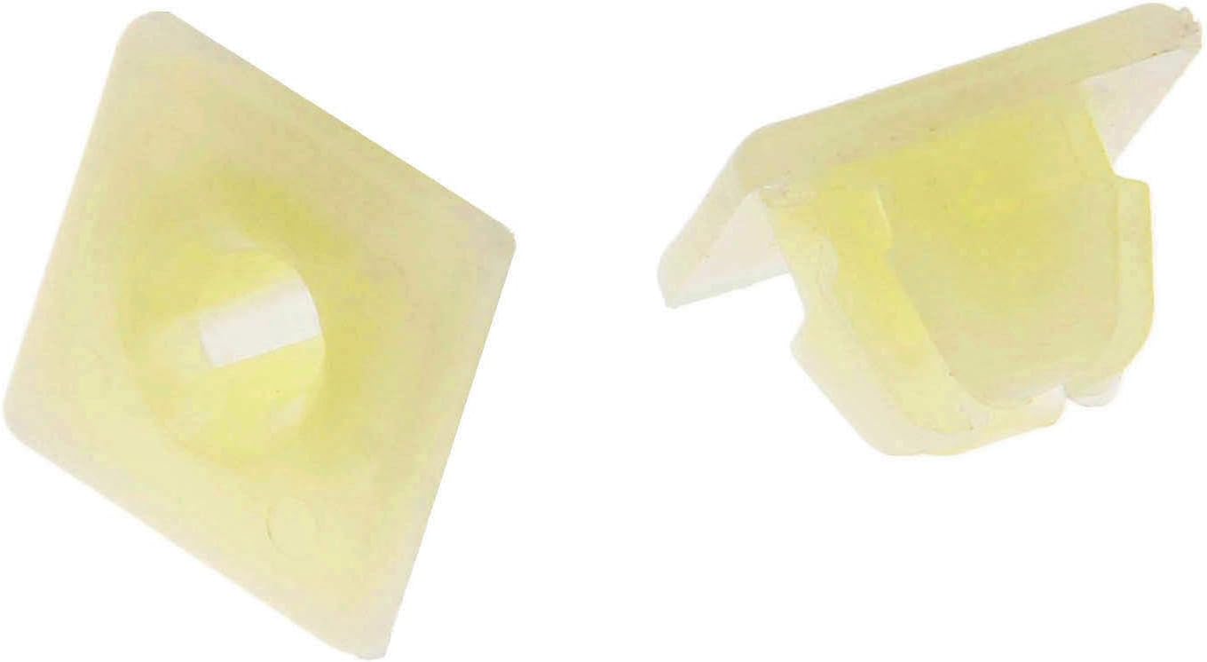 Mtsooning 50 piezas de tornillos para placa de matrícula, tuerca de nailon para parachoques de identificación, repuesto de tuerca de repuesto para