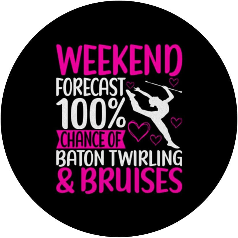 Baton Twirling Outfit Majorette Baton Twirler PopSockets Standard PopGrip