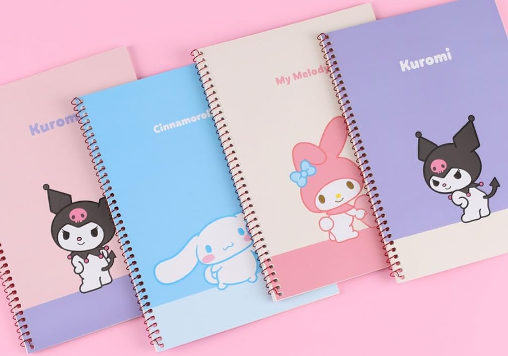 Lindo cuaderno de espiral en blanco sin rayas, alrededor de 60 hojas, 7.3 x 10.3 pulgadas, alrededor de 60 hojas (azul cielo)