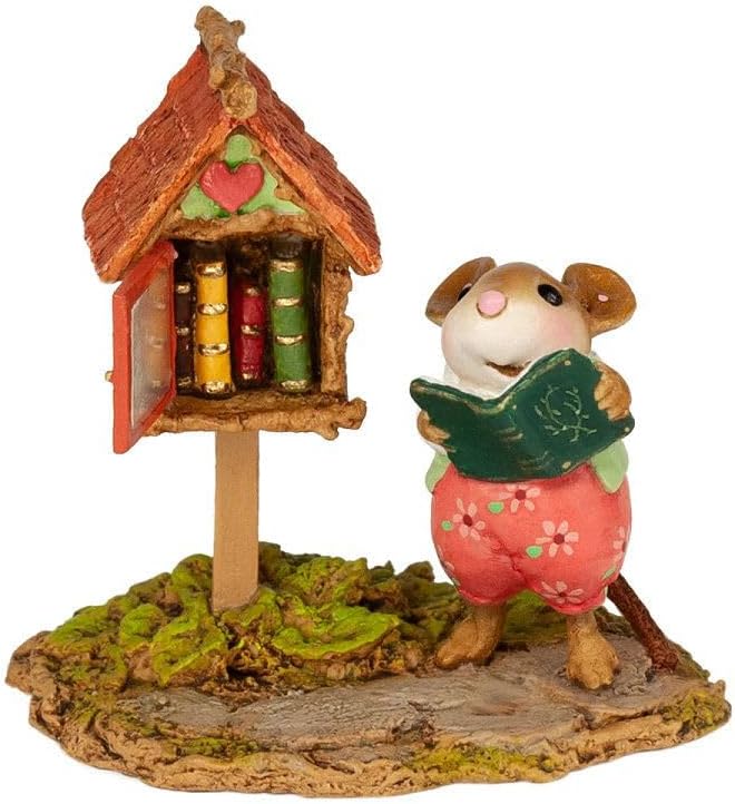 Wee Forest Folk M-741a Pequeña Biblioteca – Rosa (Nuevo 2023)
