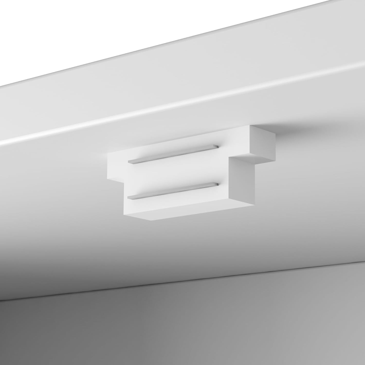HOMEFORT Armario de pared de baño, botiquines sobre el inodoro con barra de toallas, estantes ajustables de 2 puertas, gran espacio para baño,