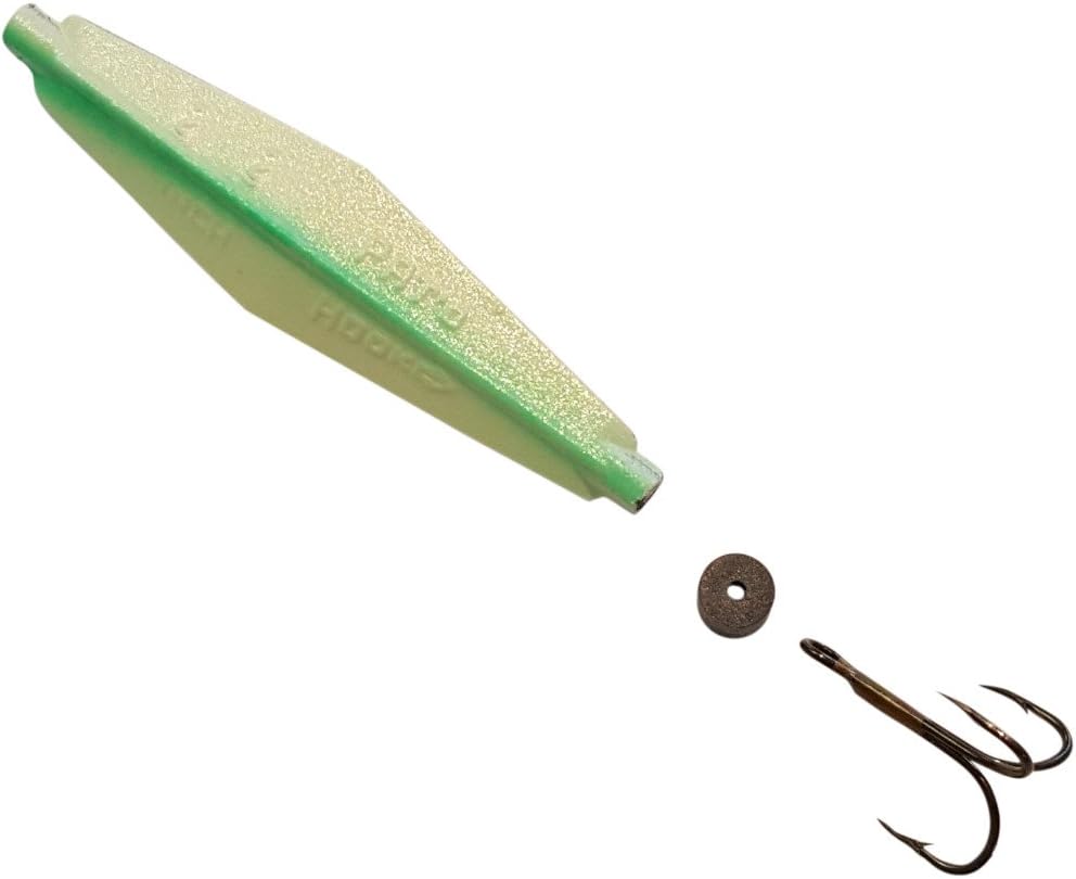 Buzz Bomb Glo verde (3 pulgadas (extra pesado))