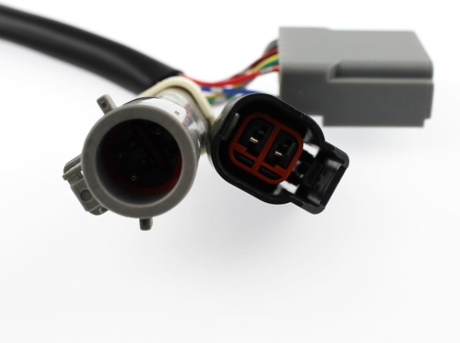 2 adaptadores de espejos de remolque para Ford F250 F350 F450 F550 Super Duty Truck 1999-2007 Conversión Espejos Arnés Conector de cableado