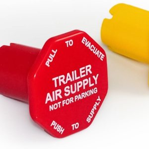 298818N – Juego de pomos de freno de aire de estacionamiento para semirremolques de camión y 298817N rojo para remolque de tractor de 58 0.62 298818N – Juego de pomos de freno de aire de estacionamiento para semirremolques de camión y 298817N rojo para remolque de tractor de 58 0.62