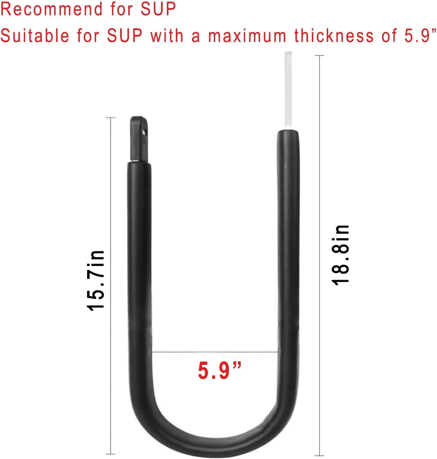 SUP Wall Rack Surfboard Wall Rack SUP Wall Mount – As a Display Background Wall at Home for Paddleboards Shortboards and Longboards (Suitable for