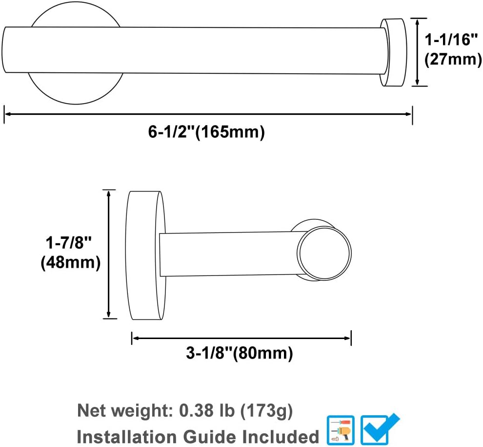 Angle Simple SUS304 – Soporte de papel higiénico de acero inoxidable para baño, soporte de pared para papel higiénico