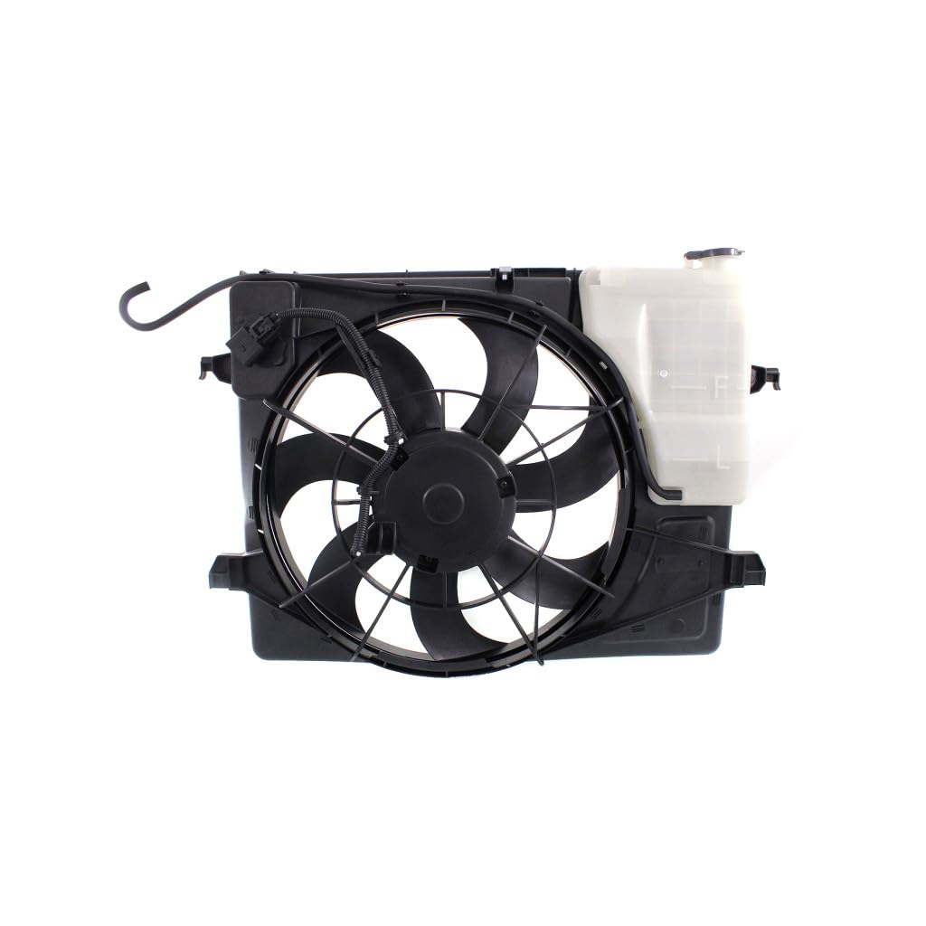 for Kia ForteForte Koup 2010 2011 2012 2013 Radiator Cooling Fan  Front  Single Fan  Automatic Transmission  Replacement for KI3115131  253801M050