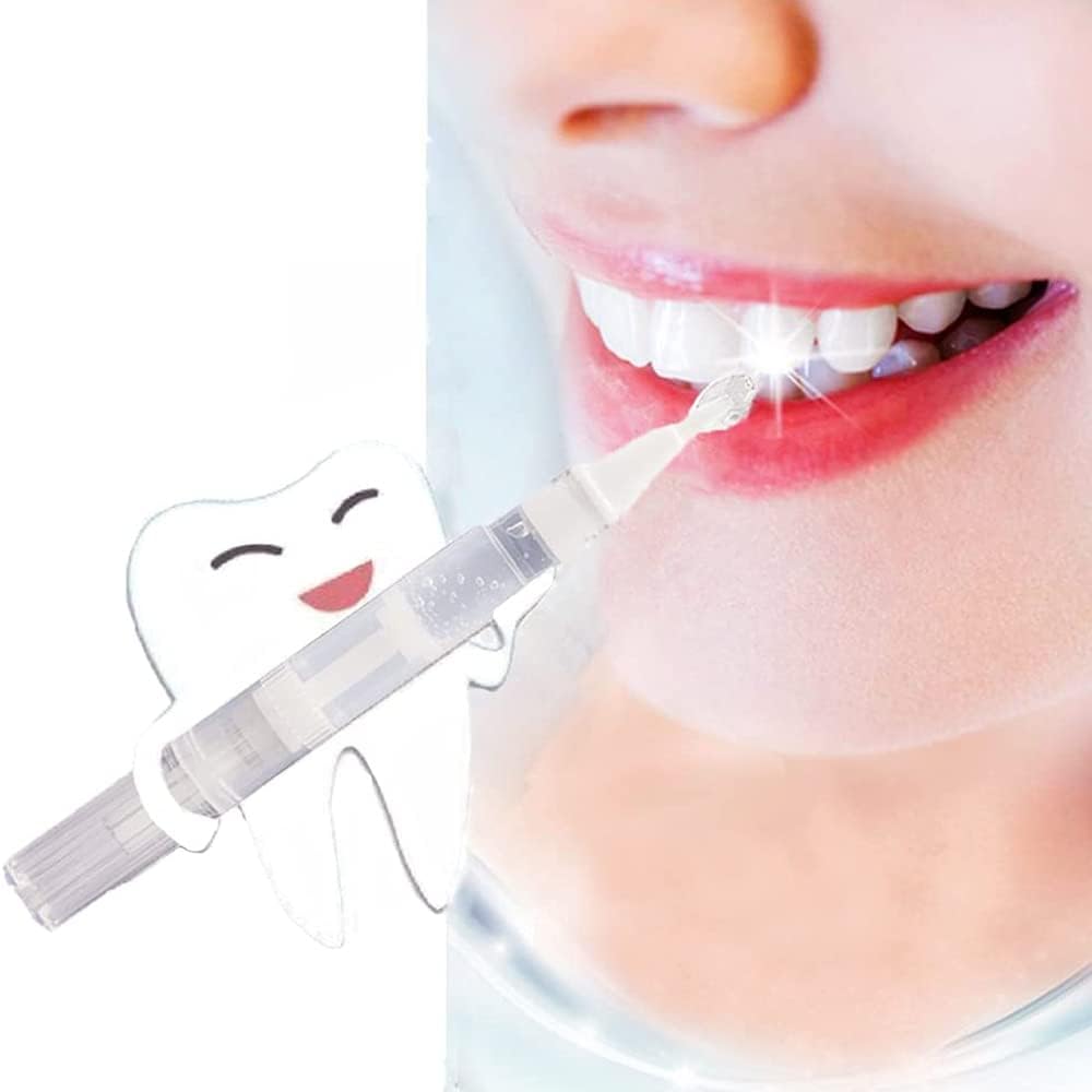 10 bolígrafos de gel blanqueador de dientes de 0.07 onzas líquidas, bolígrafo de limpieza oral, gel seguro de peróxido de carbamida al 44%, más de