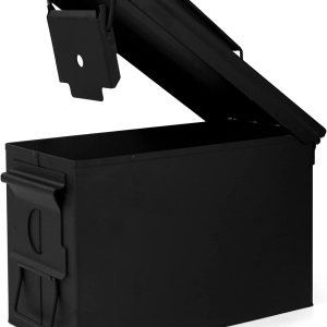 Caja de munición de metal 3050 Cal – Escopeta Rifle Gun Munición Táctica Militar Ejército Soporte de acero sólido Caja de munición de metal 3050 Cal – Escopeta Rifle Gun Munición Táctica Militar Ejército Soporte de acero sólido