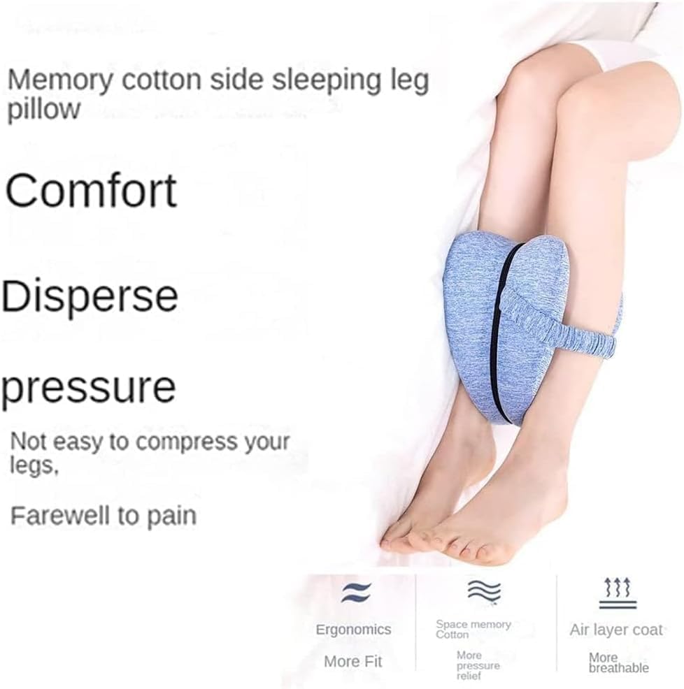KCRPM Almohada, almohada de alineación – Alivia el dolor de cadera y la ciática, almohada de piernas para aliviar el dolor de piernas, espalda y