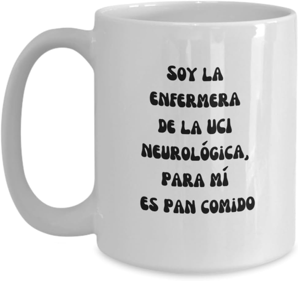 Taza Para Enfermera De UCI Neurológica, Taza De Café O Té Enfermera Neuro UCI, Regalo Enfermera De UCI Neurología, Enfermera Neuro UCI