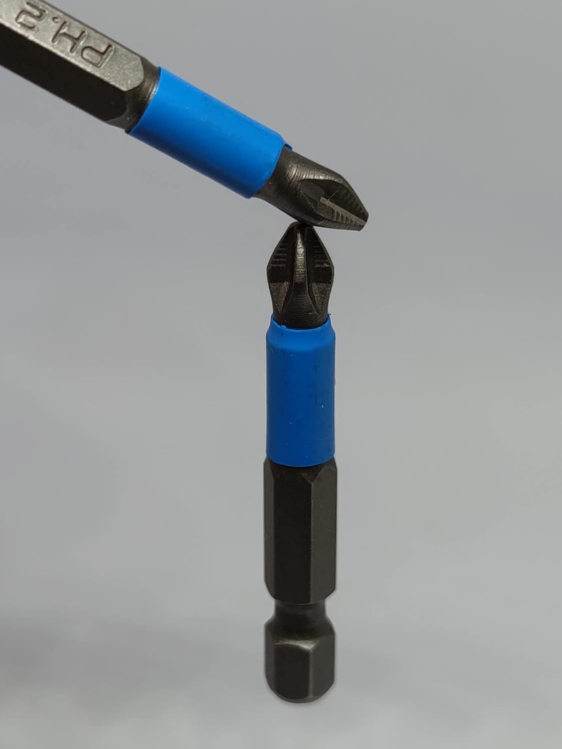 10 piezas Phillips Bits Ph2 herramienta eléctrica, juego de puntas de destornillador magnéticas, juego de puntas Phillips antideslizantes de 2