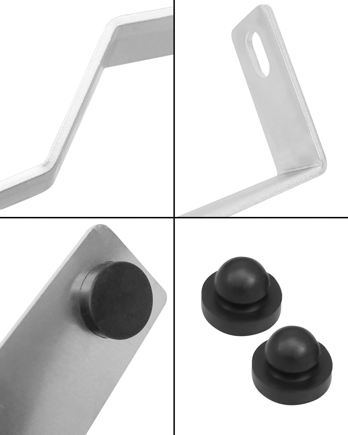 Soporte de guardabarros trasero compatible con Yamaha Banshee 350 YFZ350 1987-2006, paquete de 2