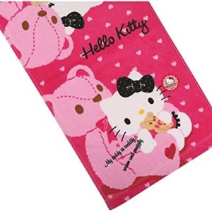 Kitty Hello Lovely Towel set 2pcs 30.8 X 15.2 100% cotton ducha de baño Rojo Kitty Hello Lovely Towel set 2pcs 30.8 X 15.2 100% cotton ducha de baño Rojo