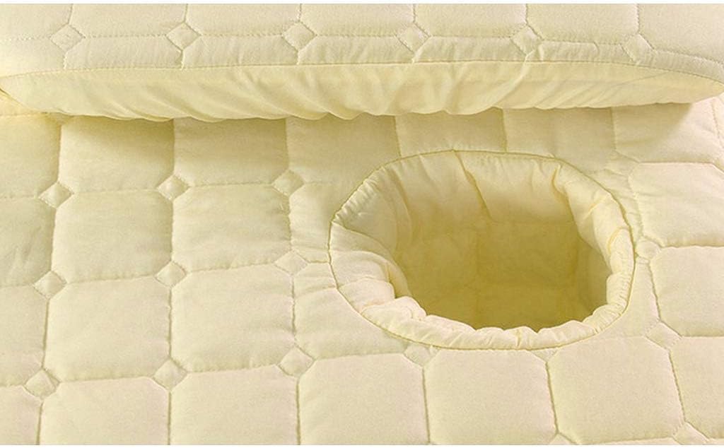 1 falda de cama de 74.8 x 31.5 in, solo para salón de belleza, mesa de masaje, sábana de masaje, cubierta completa con agujero (rosa)