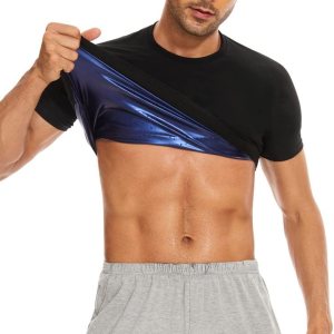 SHAPERIN Camisa de sauna para hombres para pérdida de peso, chaqueta de sauna para atrapar el calor, traje de sauna, chaleco para sudar, moldeador SHAPERIN Camisa de sauna para hombres para pérdida de peso, chaqueta de sauna para atrapar el calor, traje de sauna, chaleco para sudar, moldeador
