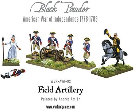 Kit de modelo de plástico militar de artillería de campo de guerra revolucionaria de polvo negro 156