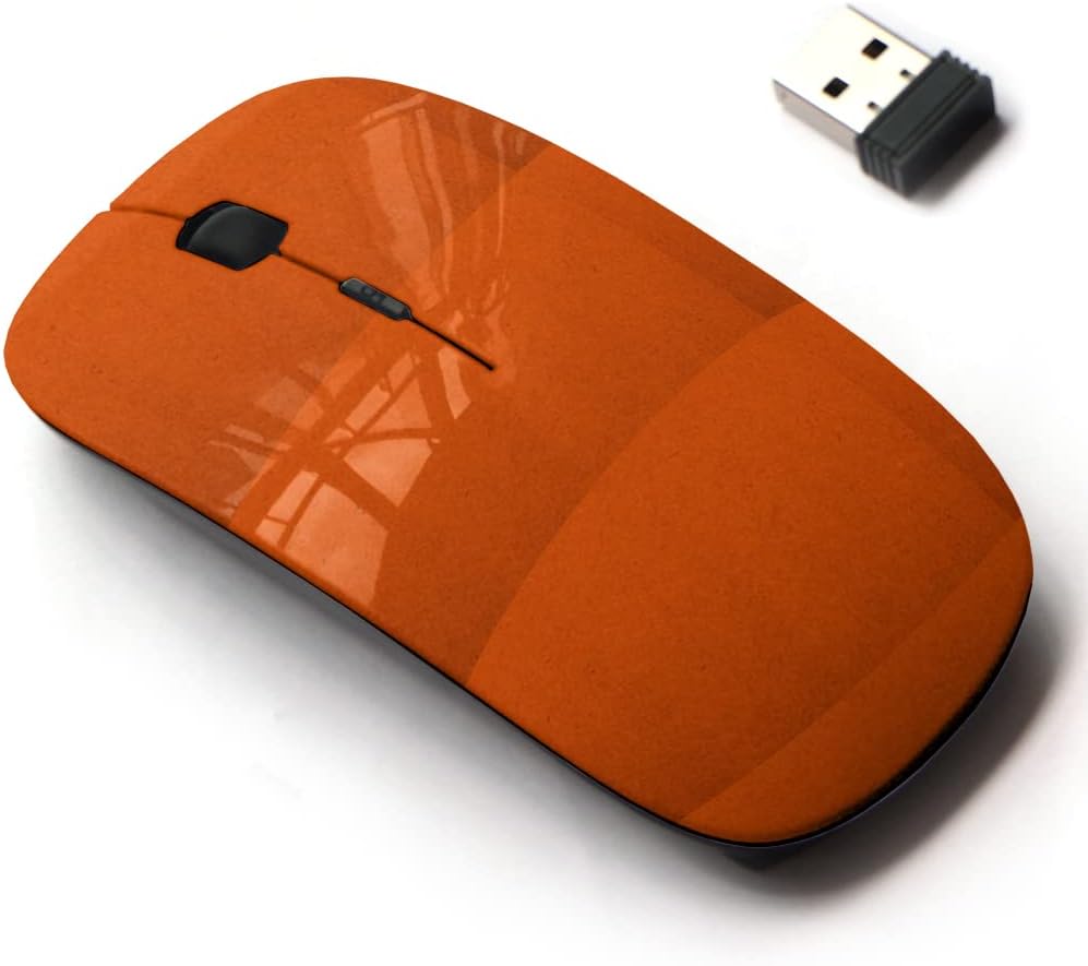 CJCBROES Ratón inalámbrico 2.4G con bonito diseño de patrón para todas las computadoras portátiles y computadoras de escritorio con nano receptor,