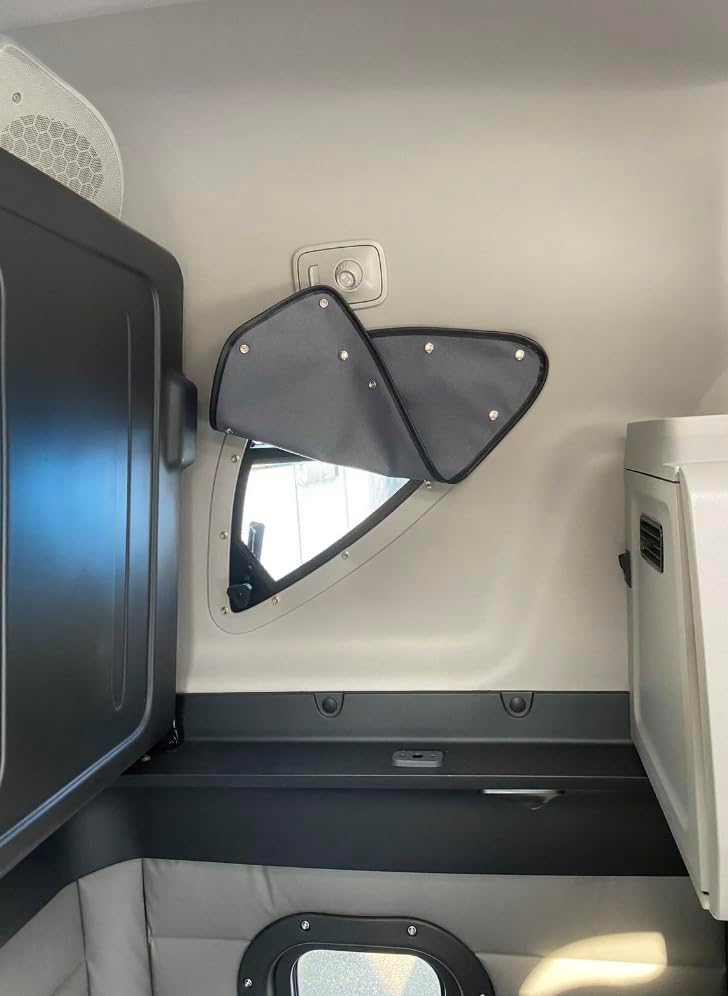 Freightliner Cascadia – Cortina para ventana superior, cubierta de ventana, cubierta de ventana para camión. Juego de 2