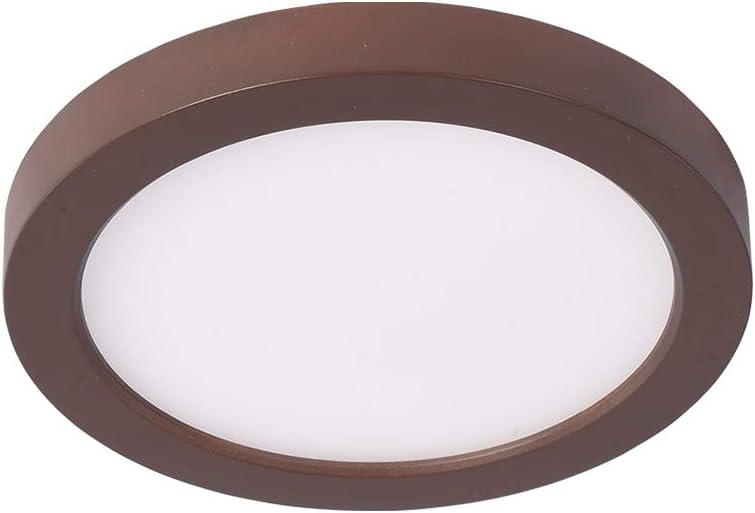 WAC Lighting, Montaje empotrado Energy Star LED redondo de 5 pulgadas de 3500 K en níquel cepillado