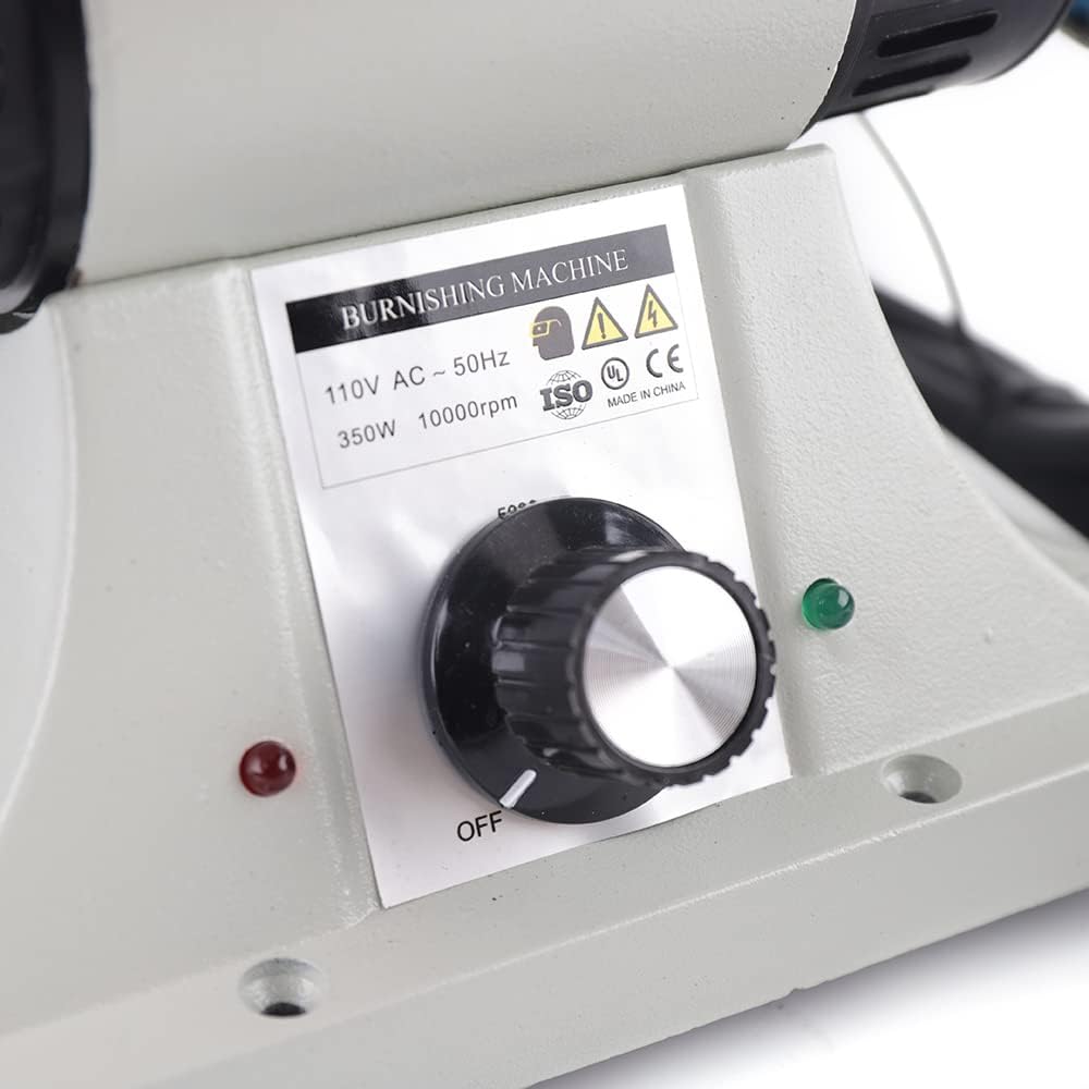 Bruñidor de cuero, herramienta de pulido de cuero de 110 V, máquina profesional de pulido de borde de cuero, 8000 rpm ajustable, máquina de pulido