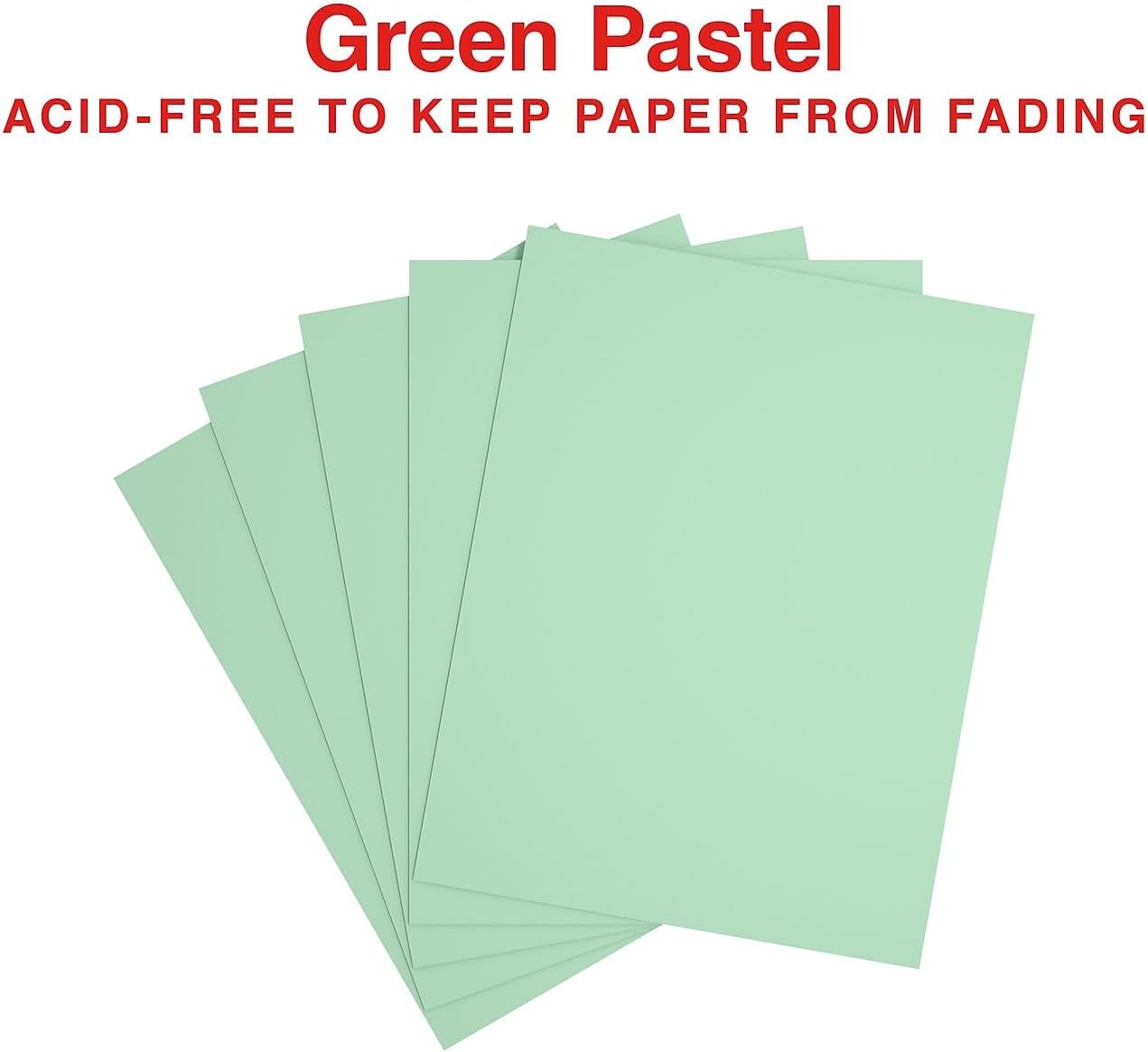 Staples Papel de colores pastel, 8.5 x 11 pulgadas, verde, 500 hojas