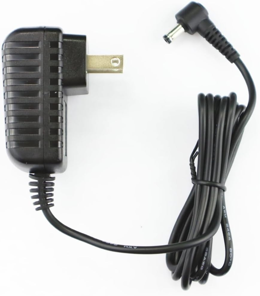 ENJOY-UNIQUE Adaptador de cargador de fuente de alimentación de 9.5V 1000mAh compatible con teclado Casio LK120 LK240 LK280 SA76 SA77 SA46 CTK101