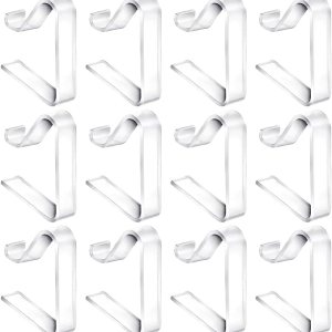 GANAZONO 12 abrazaderas para mantel con clip de fijación transparente para mantel, clips antideslizantes para mantel, clips de fijación para mantel GANAZONO 12 abrazaderas para mantel con clip de fijación transparente para mantel, clips antideslizantes para mantel, clips de fijación para mantel