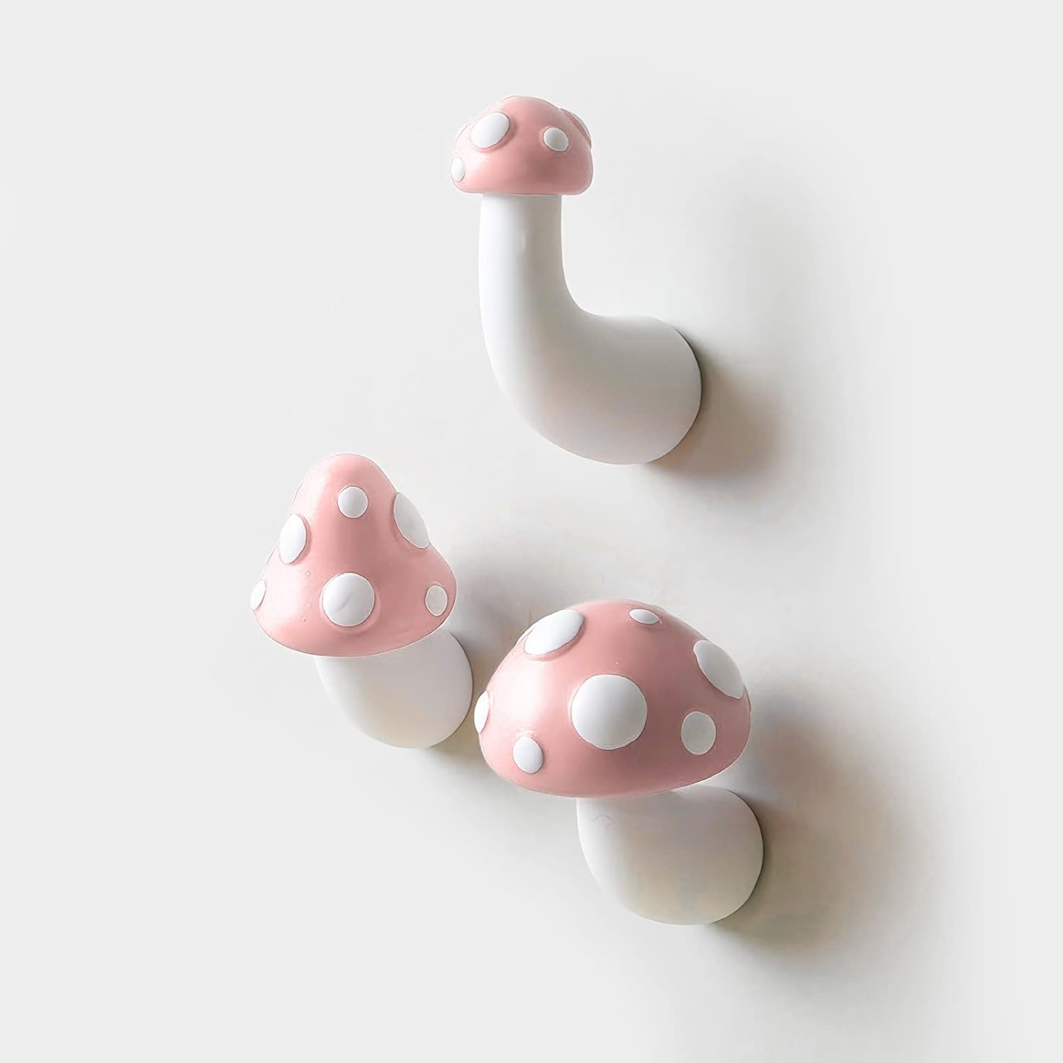 JADDSA Imán de hongo para nevera de resina 3D, imanes para refrigerador, bonitos imanes para decoración de cocina, imanes decorativos con