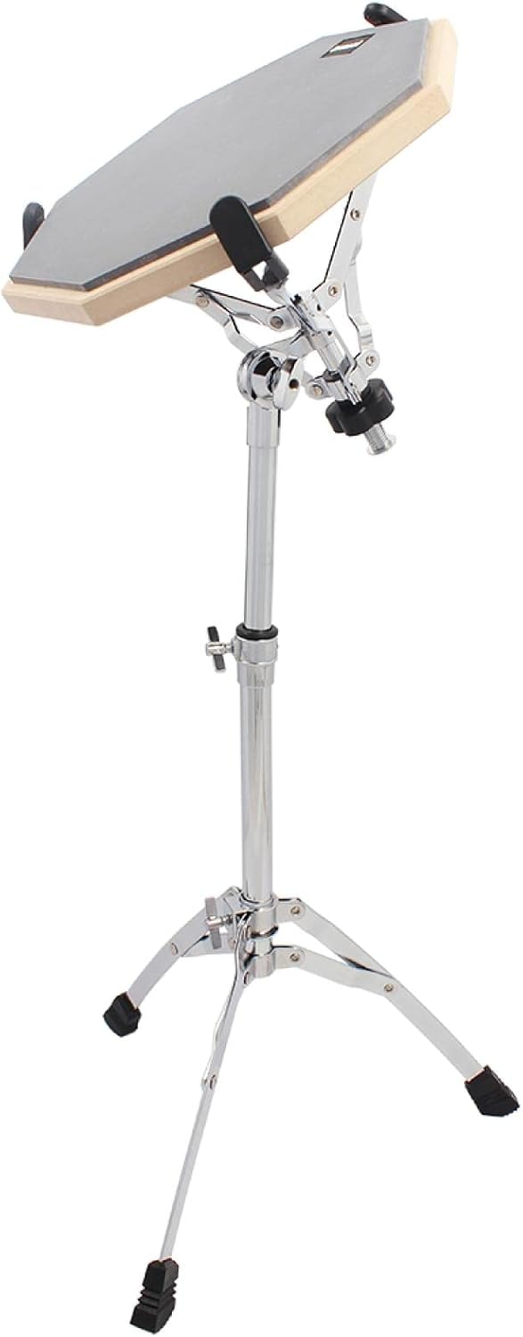CCTSA Soporte de batería ligero, trípode profesional de doble soporte para tambores de menos de 15 pulgadas, soporte de batería de práctica