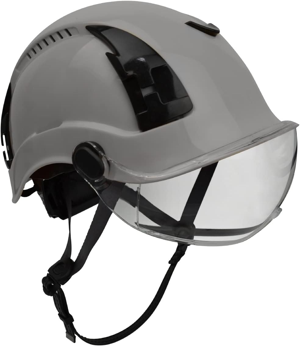 Malta Dynamics APEX ANSI Z89.1 – Casco de seguridad tipo 1 para construcción con viseras complementarias