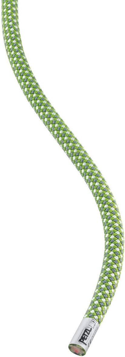 Petzl Cuerda MAMBO  Cuerda dinámica única de 0.398 in de diámetro con buen agarre para gimnasio o escalada en roca